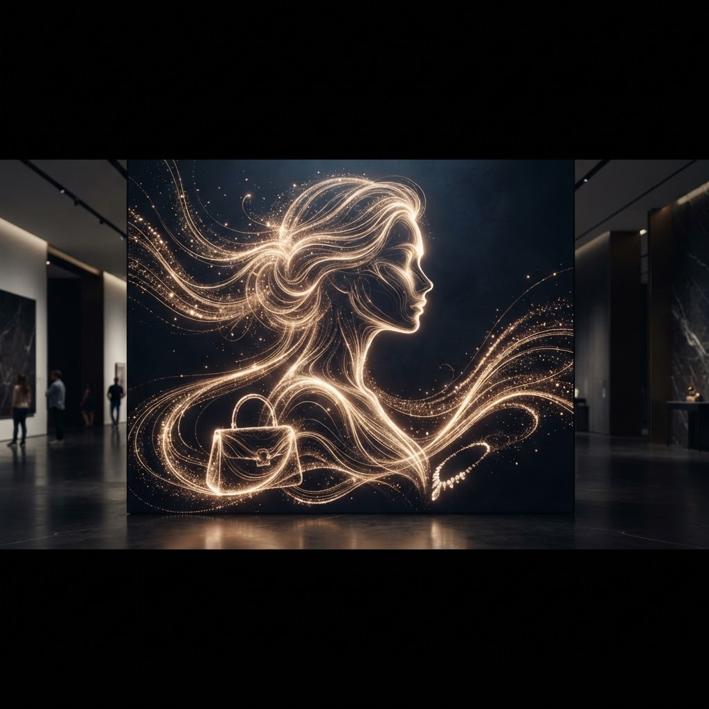 Stillwater Media generative AI advertising luxury concept showing the intersection of AI technology and premium brand craftsmanship